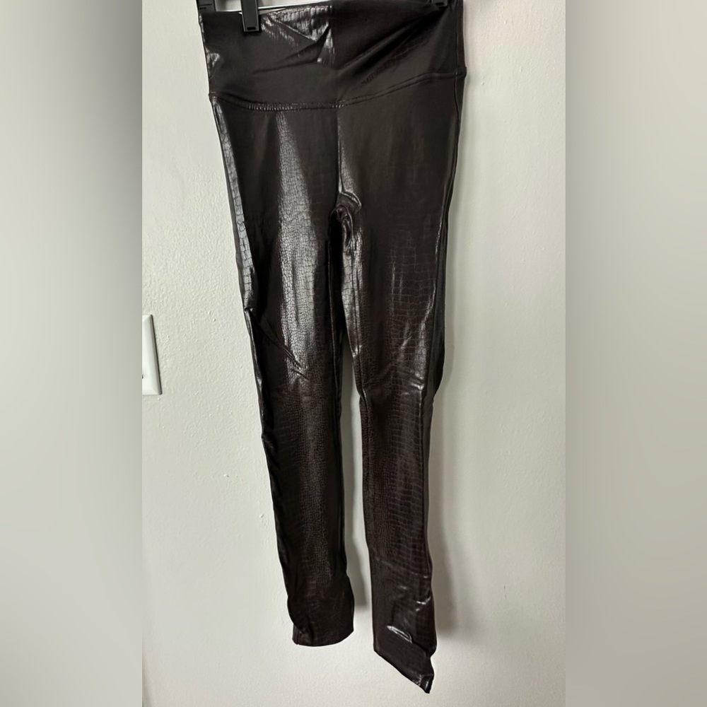 Spanx animal print leggings